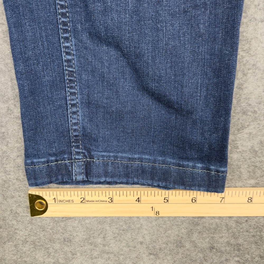 Mugsy Fultons Men's 36x32 Dark Wash Blue Jeans Straight Leg FLX3NFU Stretch - Picture 8 of 10
